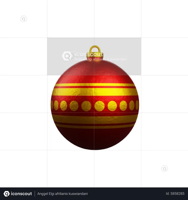 Christmas Ornament  3D Icon