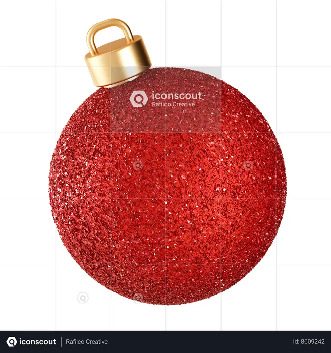 Christmas Ornament  3D Icon