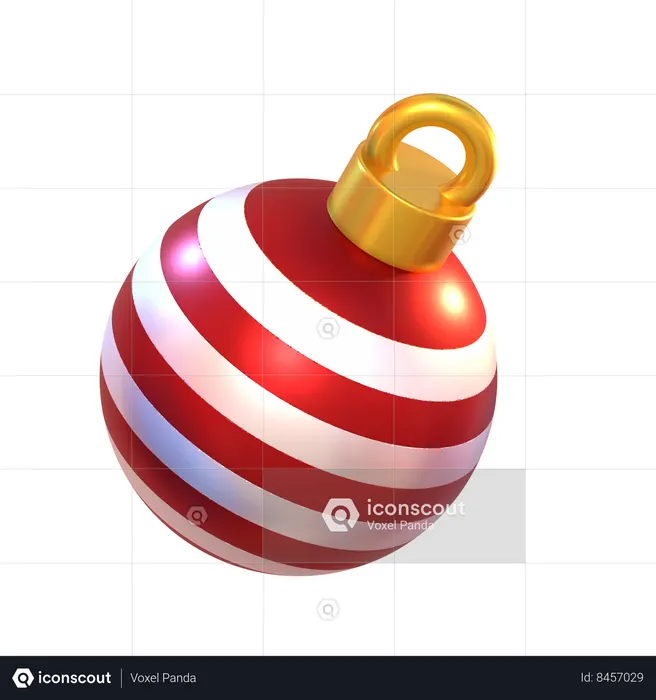 Christmas Ornament  3D Icon