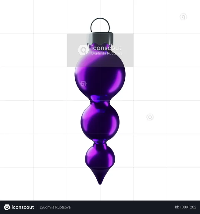Christmas Ornament  3D Icon