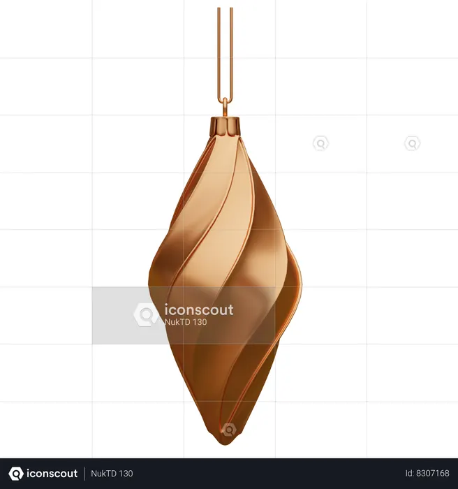 Christmas ornament  3D Icon