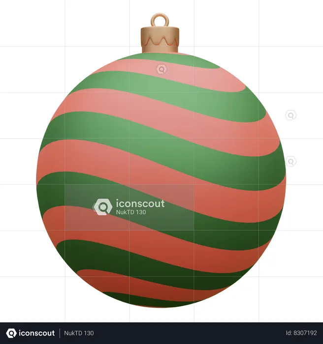 Christmas ornament  3D Icon