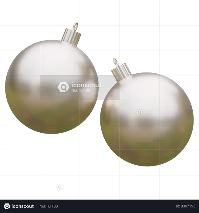 Christmas ornament  3D Icon