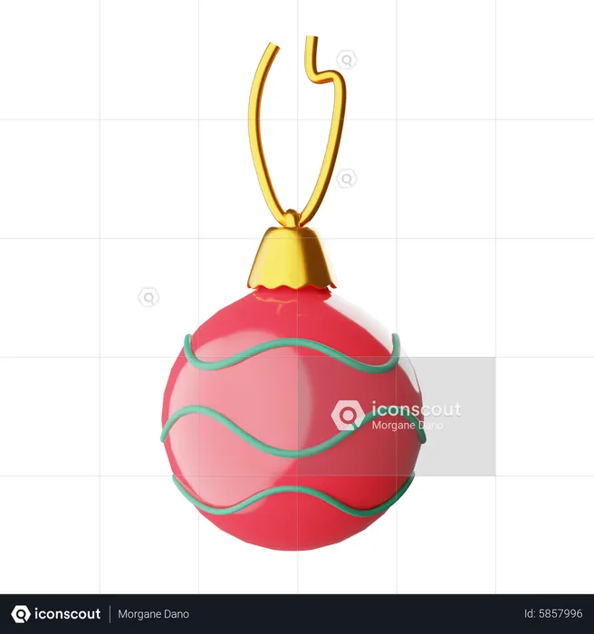 Christmas ornament  3D Icon