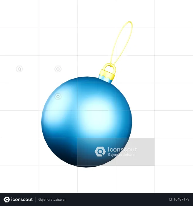 Christmas Ornament 5  3D Icon