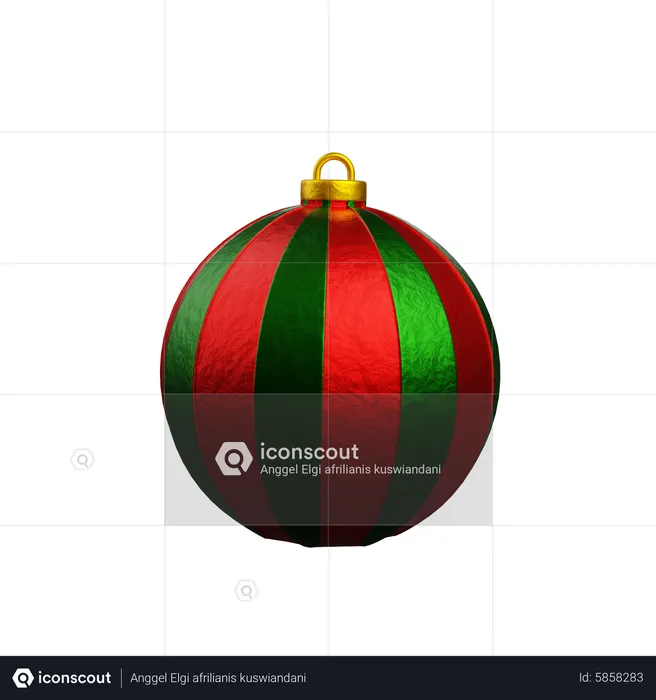 Christmas Ornament  3D Icon