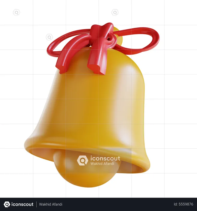 Christmas Ornament Bell  3D Icon