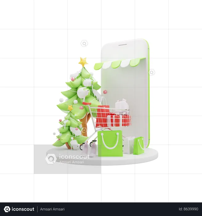 Christmas Sale  3D Icon