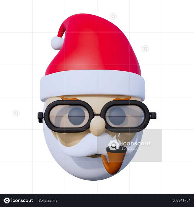 Christmas Santa Claus  3D Icon