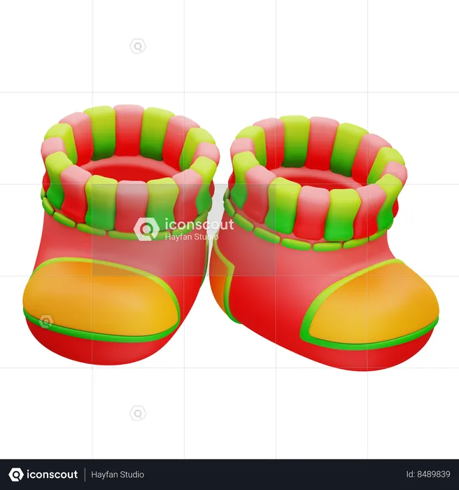 Christmas Shoes  3D Icon