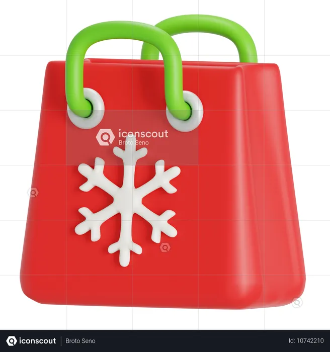 Christmas shopping  3D Icon