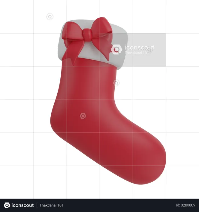 Christmas Sock  3D Icon