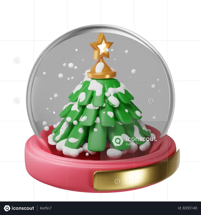 Christmas Sphere  3D Icon