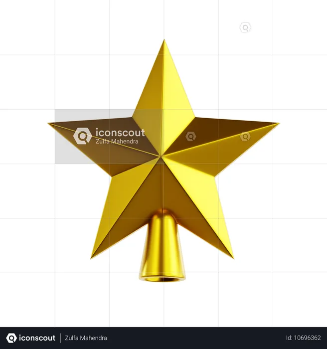 Christmas Star  3D Icon