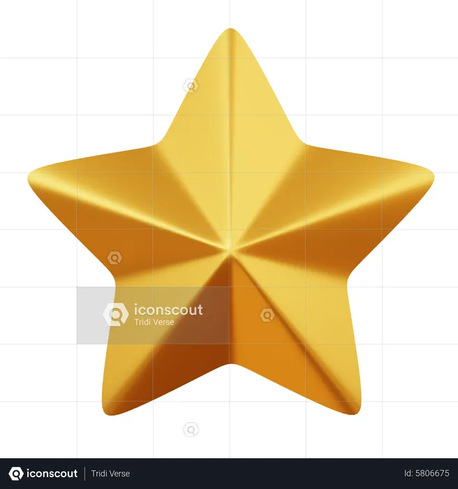 Christmas Star  3D Icon