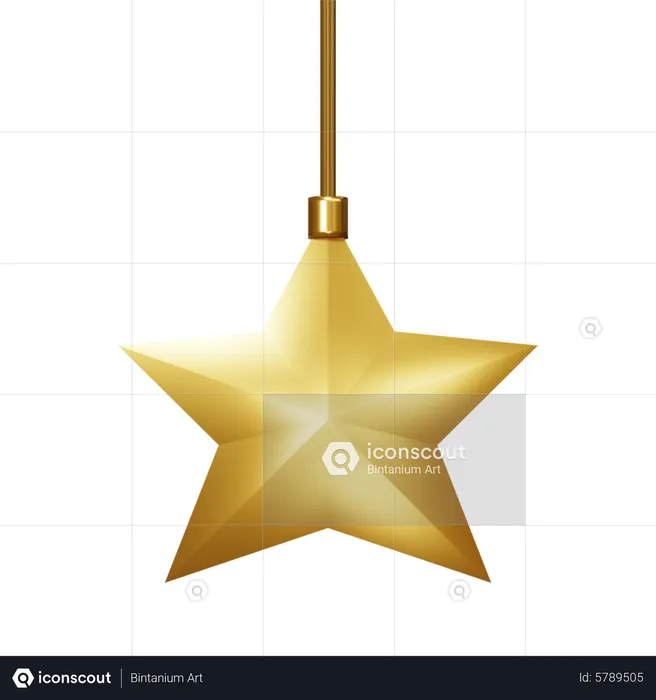 Christmas Star Element  3D Icon
