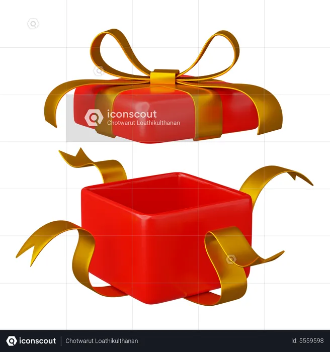 Christmas Surprise  3D Icon