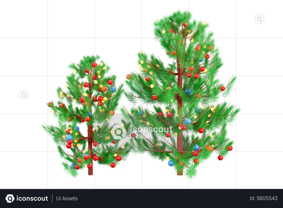 Christmas Tree  3D Icon