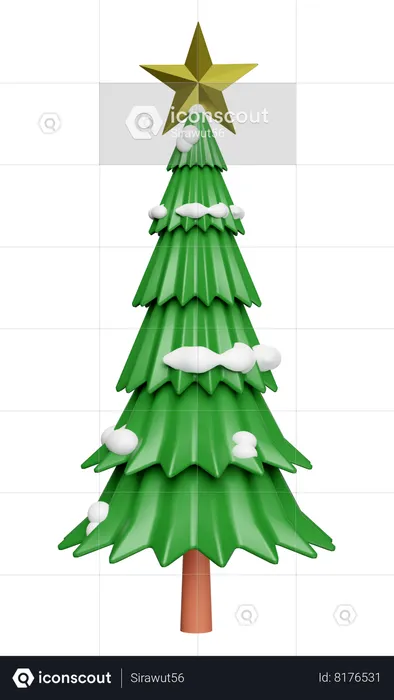 Christmas Tree  3D Icon