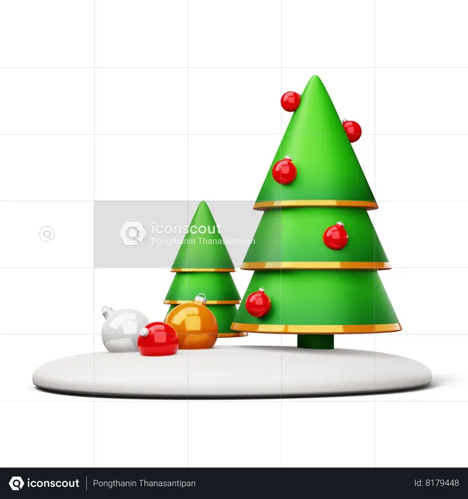 Christmas Tree  3D Icon