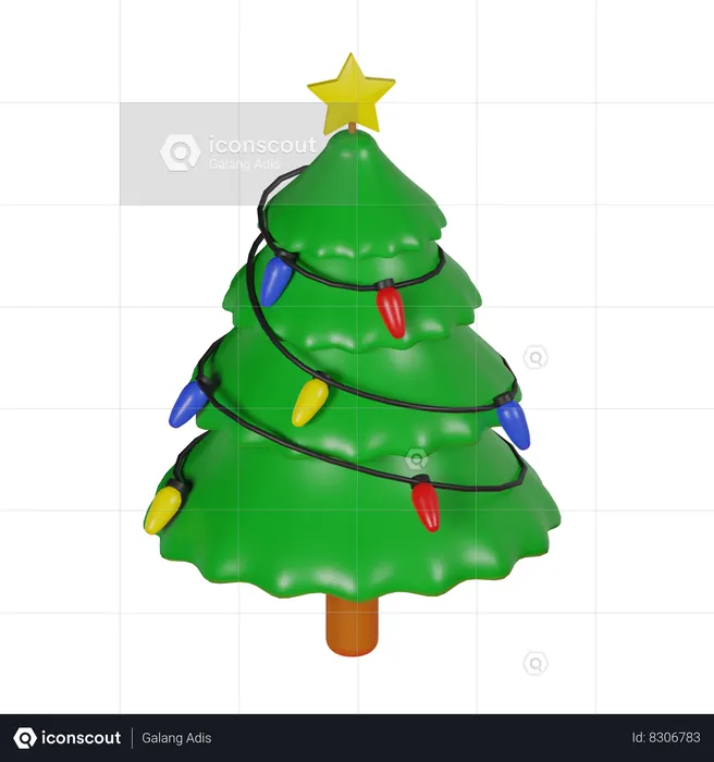 Christmas Tree  3D Icon