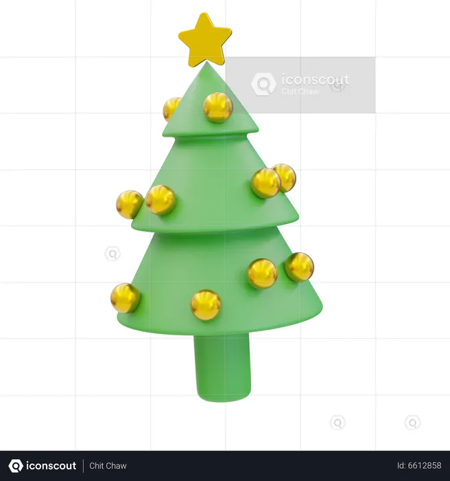 Christmas Tree  3D Icon