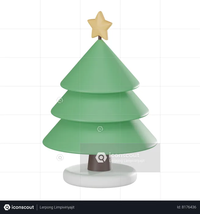 Christmas Tree  3D Icon