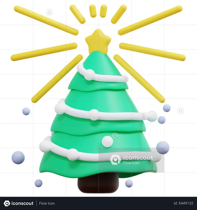 Christmas Tree  3D Icon