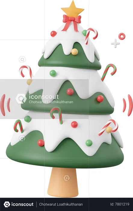 Christmas Tree  3D Icon