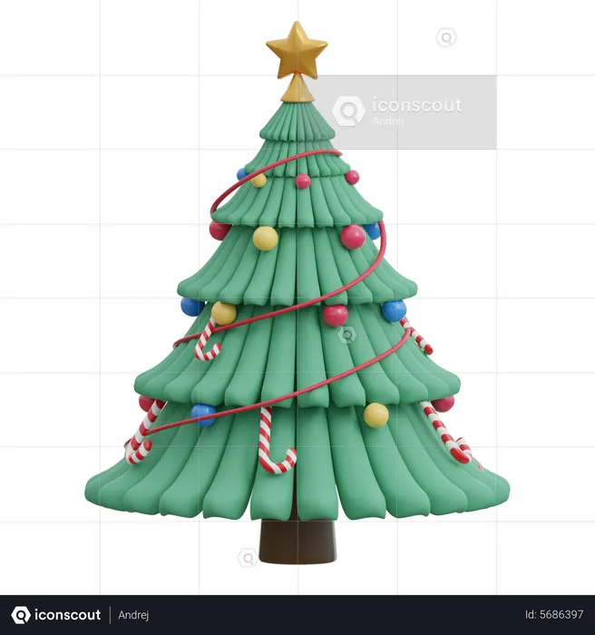 Christmas Tree  3D Icon