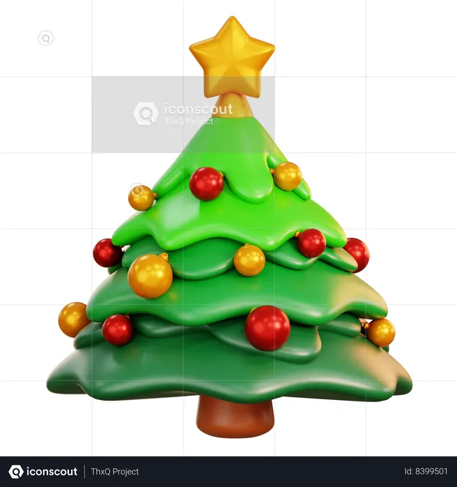 Christmas Tree  3D Icon