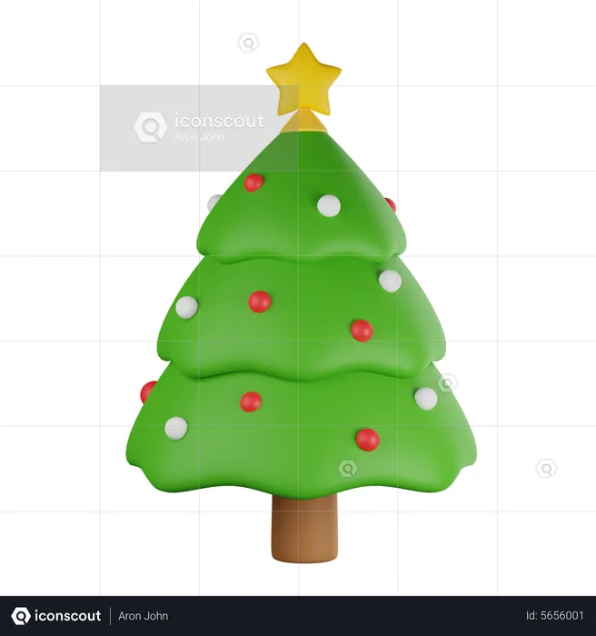 Christmas Tree  3D Icon