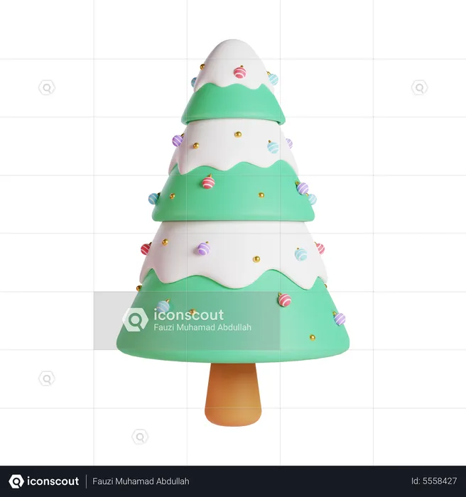 Christmas tree  3D Icon