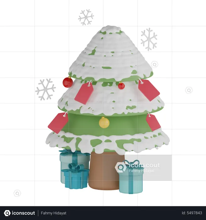 Christmas Tree  3D Icon