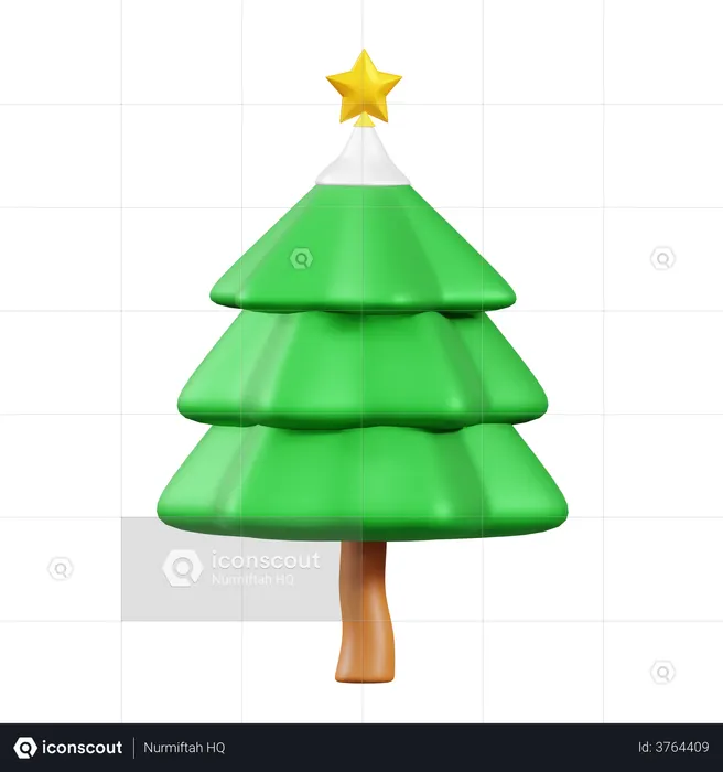 Christmas Tree  3D Illustration