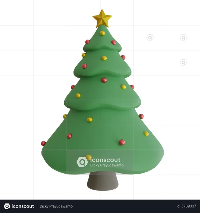 Christmas Tree  3D Icon