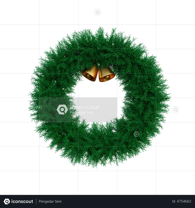 Christmas Wreath  3D Icon