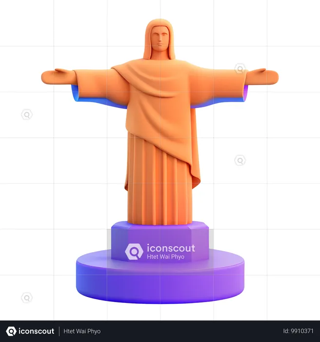 Christus der Erlöser  3D Icon