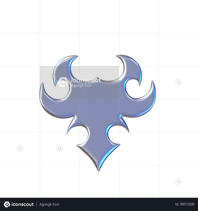 Chrome Shape  3D Icon