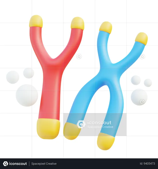 Chromosome  3D Icon