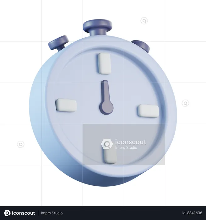 Chronomètre  3D Icon