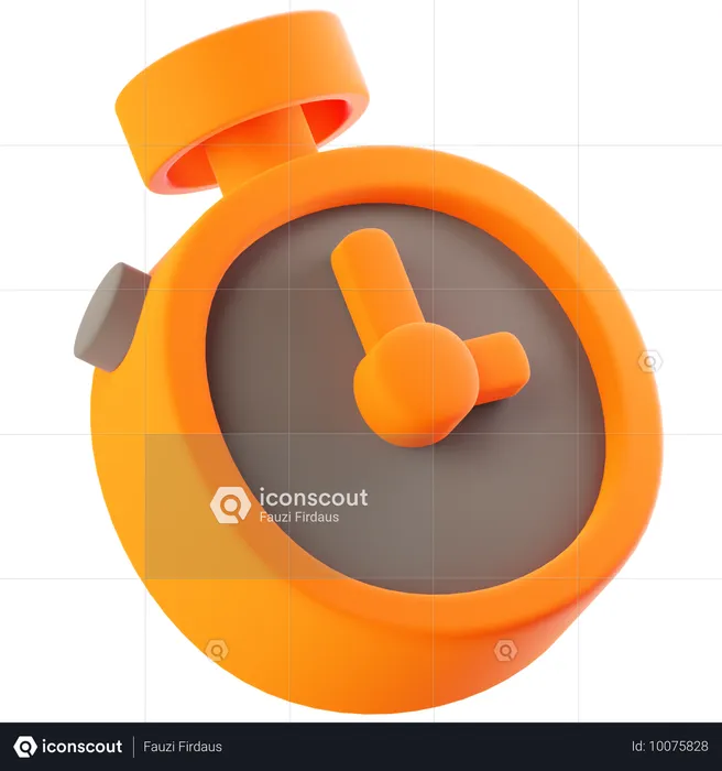 Chronomètre  3D Icon