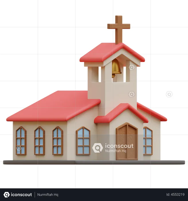 Chruch  3D Icon