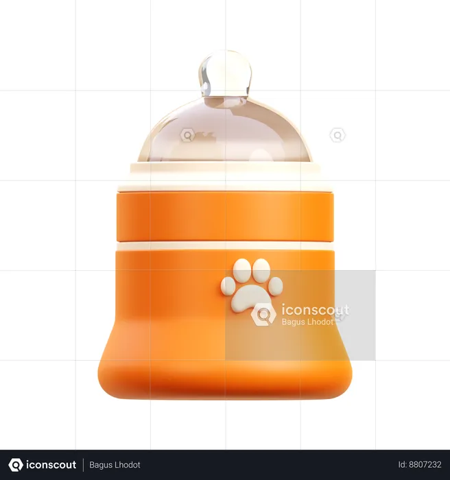 Chupeta para animais de estimação  3D Icon