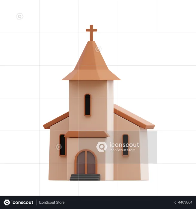 Church  3D Icon