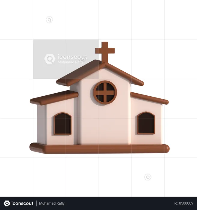 Church  3D Icon