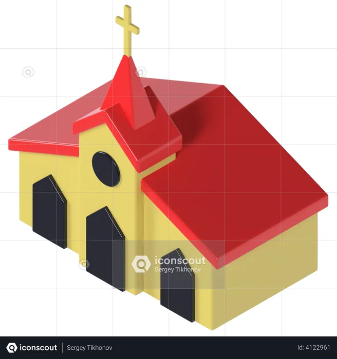 Church  3D Illustration