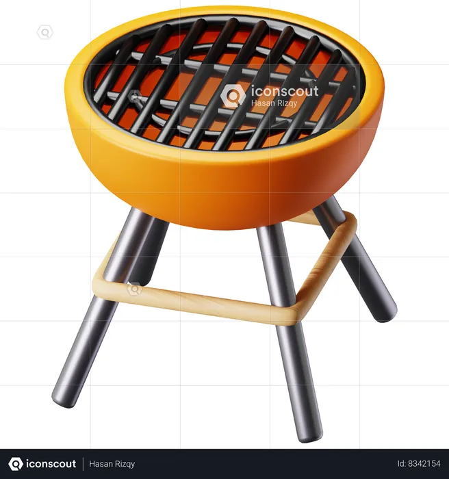 Churrasco  3D Icon