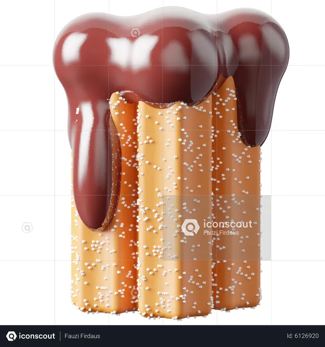 Churro  3D Icon