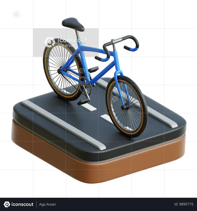 Ciclismo  3D Icon